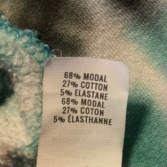 OFFLINE by Aerie Tie Dye Jogger Sweatpants Teal Blue Green Modal Blend Small - Picture 4 of 6